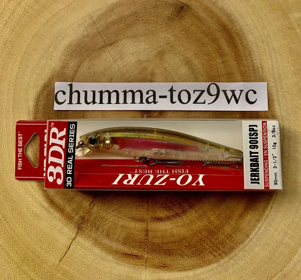 Yo-Zuri, 3DR 90SP подвесной Jerkbait, бас рыбалки, Бесплатная доставка! Новый с Ярлыками! - Изображение 4 из 4