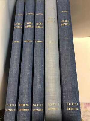 FLORA SICULA, LOJACONO POJERO, OFEN VERLAG NACHDRUCK 1976 :=