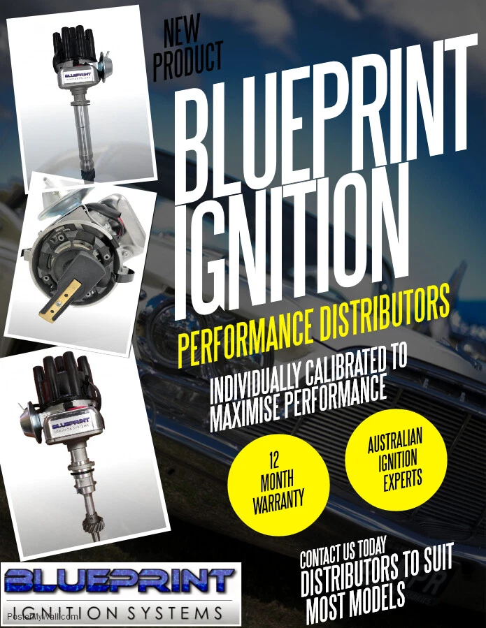 BLUEPRINT HEI ELEC DISTRIBUTOR TO SUIT FORD 429 - 460 BIG BLOCK - Image 3 of 4