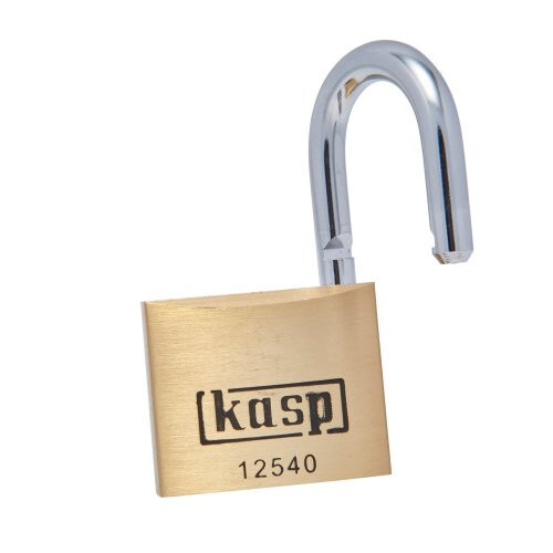Kasp Brass Padlock 125 Series Premium Brass Padlock Keyed 50mm K12550A5 - Picture 2 of 4