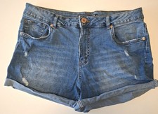 Jeans Shorts Hot Pants Kurze Hose Dunkelblau Denim Gr.XL FB Sisters