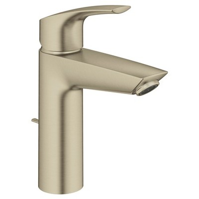 GROHE 23990EN3, Brushed Nickel Eurosmart Single Hole Single-Handle M-Size Faucet