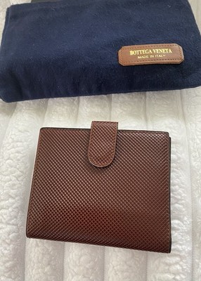 Bottega Veneta  Marco Polo Brown Leather Wallet New Rare