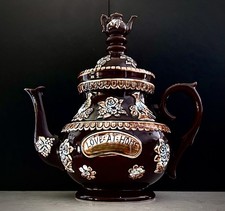 VINTAGE TEAPOT Old Stafford By Crownford Giftware "Love at Home" BEAUTIFUL GIFT