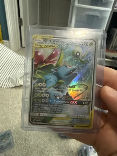 Pokémon TCG Celebi & Venusaur GX Holo Ultra Rare