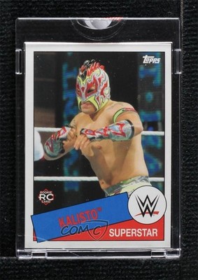 2015 Heritage WWE Superstar Topps Vault Blank Back 1/1 Kalisto #76 Rookie RC 9aj