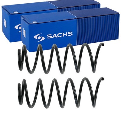 2X SACHS FAHRWERKSFEDERN VORNE PASSEND FÜR MITSUBISHI COLT SMART FORFOUR