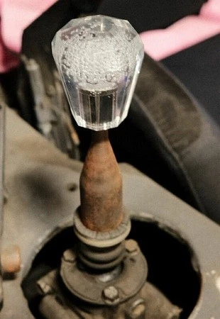 Ken Block SEMA shower shift knob