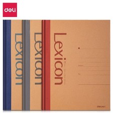  2Pc Deli 7642 Office Wireless Binding Book - 60 Sheets - B5 Color Random