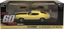 1973 Ford Mustang Mach 1 Yellow Eleanor Gone in Sixty Seconds Movie (1974) 1/43