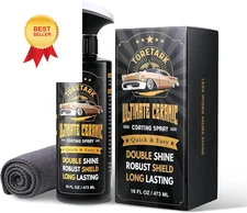 Real Ceramic Coating for Cars Polish (16 Fl Oz), 16 Oz (Pack of 1) 