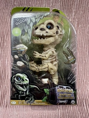 B18/15 Wowwee Fingerlings Untamed Gloom Bonehead T-Rex Dinosaur