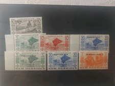 7 New Hebrides stamps. MNH