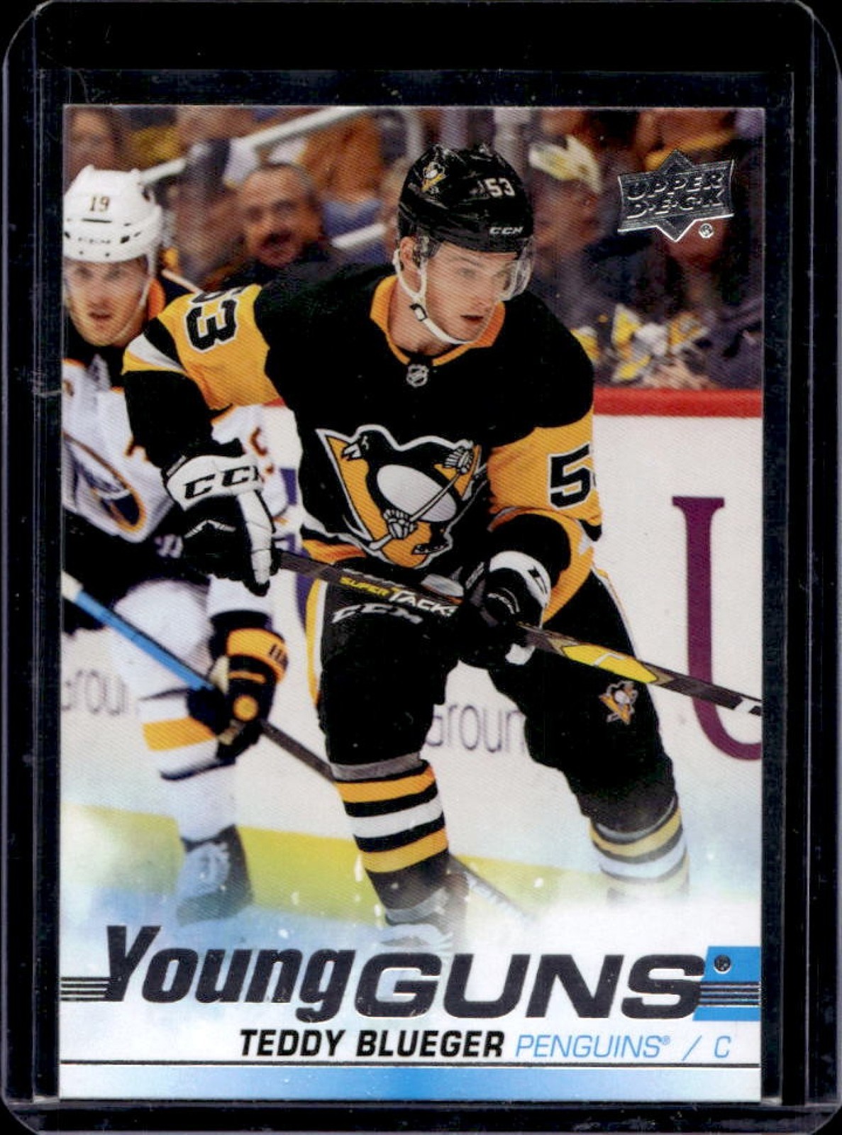 2019-20 Upper Deck Teddy Blueger Young Guns RC #231 Penguins