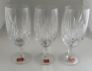 Gorham Crystal Nocturne Iced Tea Glass Set of 3