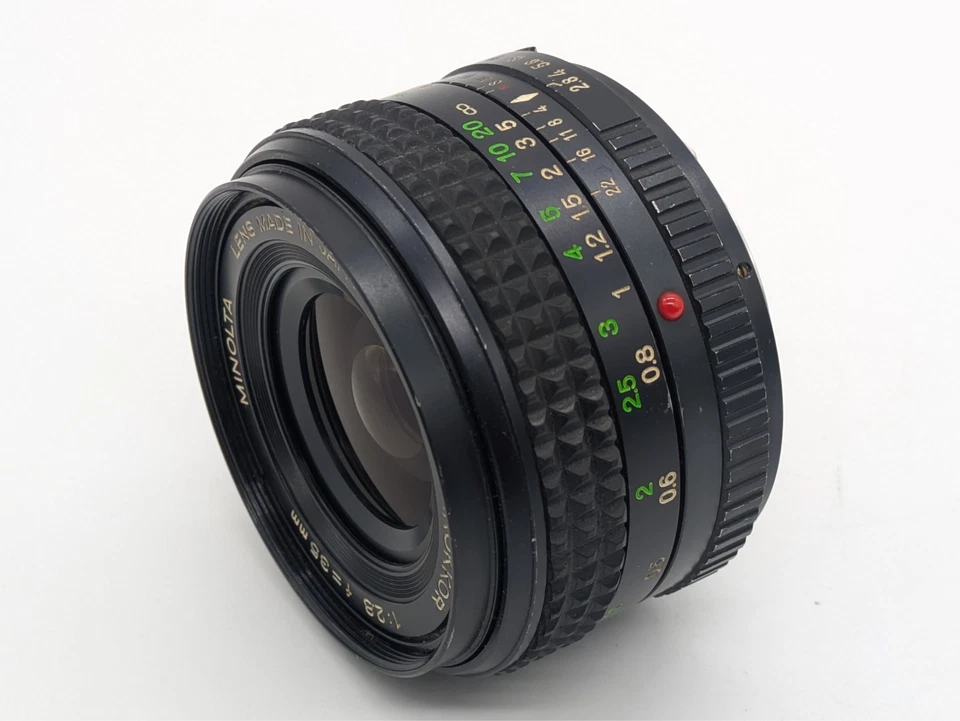 Video*[N COMO NUEVO] Minolta MD W.Rokkor 35 mm f/2,8 gran angular JAPÓN 1 #1 día de envío Foto 2 de 4