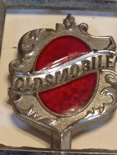 Small Oldsmobile Metal Car Emblem 2.5 By 3.5 Euc Vintage Hard To Gind Small Oldsmobile Metal Car Emblem 2.5 By 3.5 Euc Vintage Hard To Gind