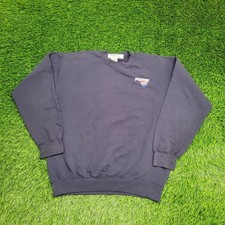 Vintage Pepsi Sweatshirt Medium 22x25 Navy-Blue