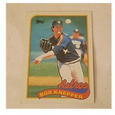 Topps 1989 Bob Knepper #280 Houston Astros Baseball Card Base Set MLB