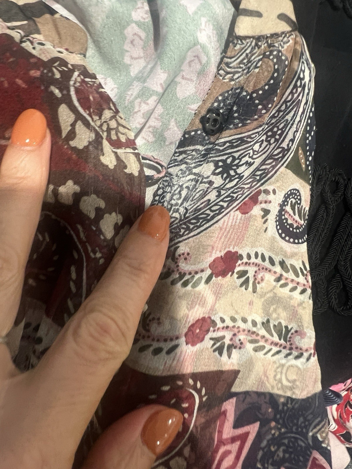 Veronica Beard Jayce Multicolor Patchwork Blouse … - image 16