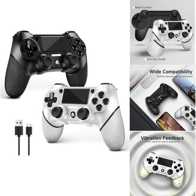 Wireless Controller 2 Stück Dual Vibration Touchpad 6 Achsen Gyro