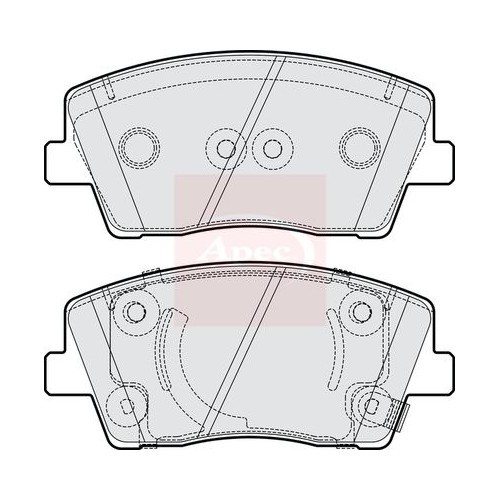 Apec BremsbeläGe Vorderachse FüR KIA Stinger CK 2017 R90 PAD2264-image