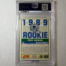 Troy Aikman Football SCORE Rookie Sports Trading Card Singles for