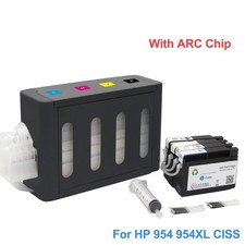 954XL CISS Continuous Ink Supply System For HP 7740 8210 8710 8715 8725 8720 --