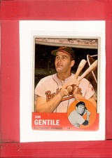 1963 Topps #260 Jim Gentile VG Very Good Orioles ID:73513