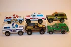 Six Vintage 1980's Matchbox / Hot Wheels / Kenner Chevrolet 4 X 4 Chevy Blazers