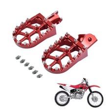 Dirt Bike Foot Pegs 7075 Aluminum CNC Footpegs Foot Pedals Rests For red
