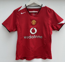 Manchester United 2004/05/06 Home Football Shirt Nike Short Sleeve Womens 8-10 S