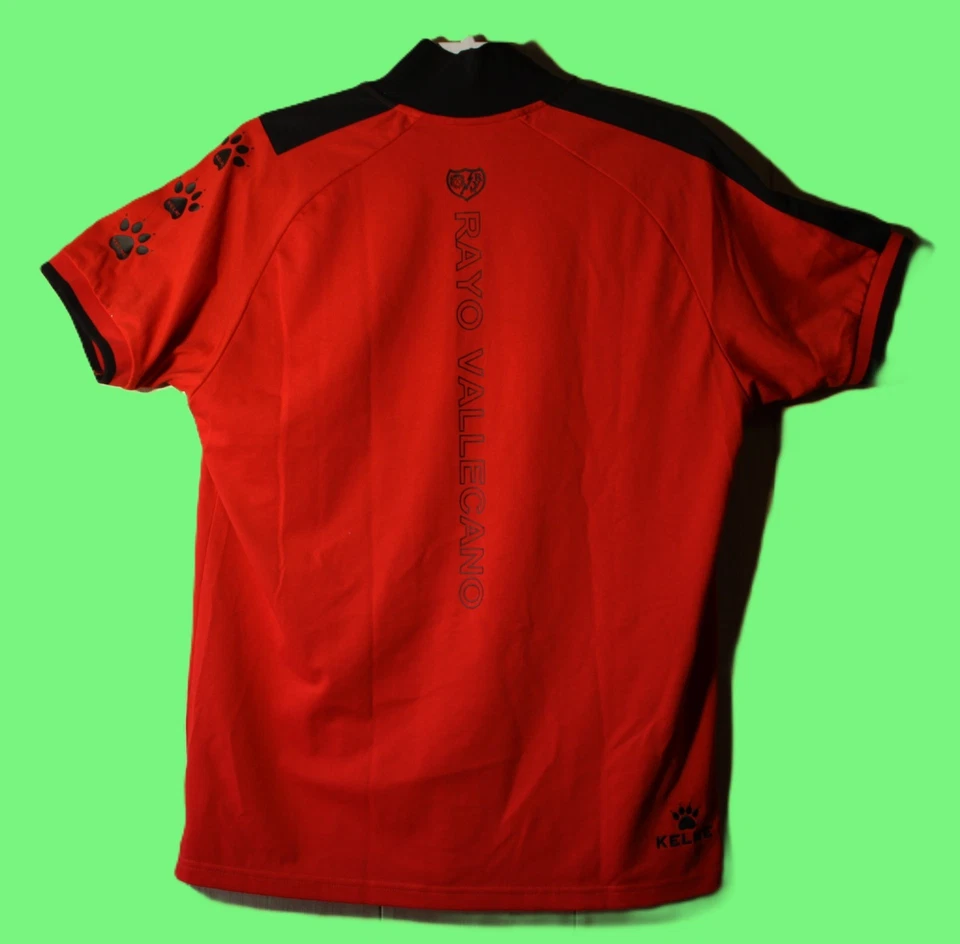 258/ Rayo Vallecano Polo Original Rojo /Talla L /Kelme - Imagen 2 de 2