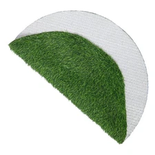  Realistic Grass Rug Artificial Squares Faux Fake Decor for Crafts