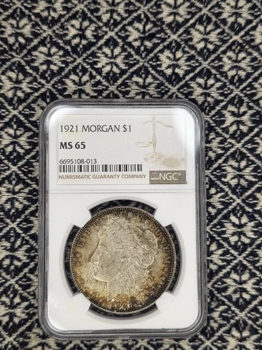 1921 PCGS MS65 Morgan Silver Dollar