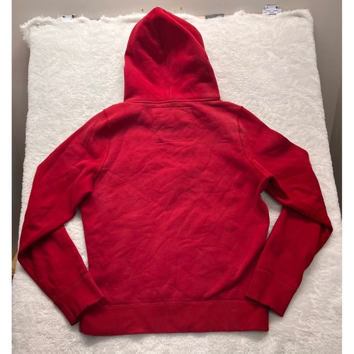Abercrombie & Fitch XXL Hoodie Mens Red 47 Muscle Fit Pullover Sweatshirt - Picture 2 of 6