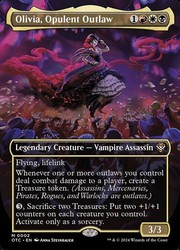 Olivia, Opulent Outlaw (Borderless Foil) - Commander: Outlaws of Thunder Junction