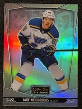 2024-25 O-Pee-Chee Platinum #33 Jake Neighbours Rainbow Parallel St. Louis Blues