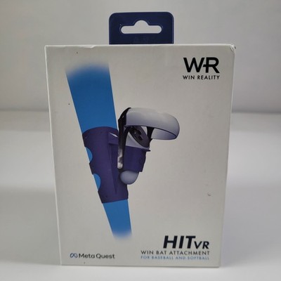 Win Reality HIT VR Bat Attachment Meta Quest Oculus Baseball Softball w/ Box