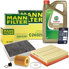 MANN-FILTER INSPEKTIONSPAKET SET A + �L F�R BMW 1-ER F20 114I 116I 118I 3-ER F30