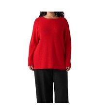 Eileen Fisher Merino Wool Crew Neck Sweater R...