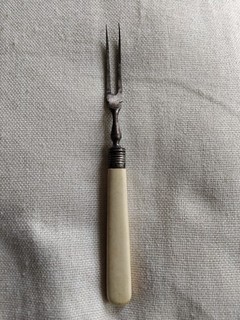 VINTAGE PICKLE FORK hallmarked