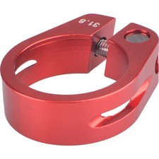 Fahrrad Sattelklammer Schnellspanner 31,8mm Aluminium rot MTB Rennrad