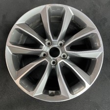 Hyundai Machined Grey Santa Fe Wheel 18x7.5 2017-2019 Alloy Rim Oem 70909b