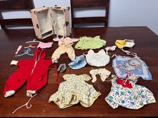 VINTAGE BABY DOLL CLOTHES WITH CASE