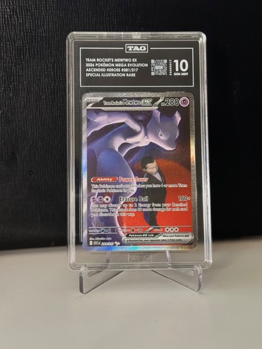 Team Rocket's Mewtwo ex graded TAG 10 for sale on eBay