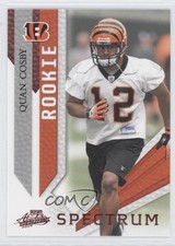2009 Playoff Absolute Memorabilia Rookie Spectrum Red Quan Cosby #178 2x3