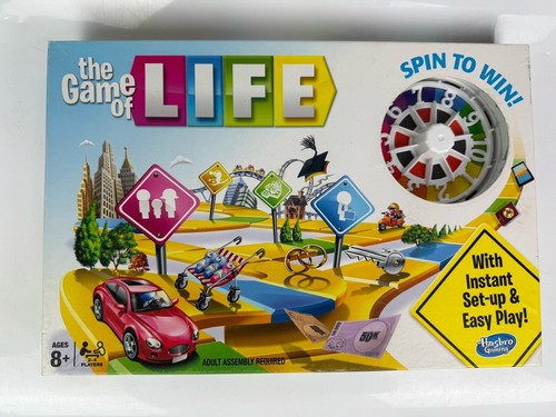 The Game Of Life Spin to Win! Board Game Hasbro 2014 Complete - Picture 3 of 4