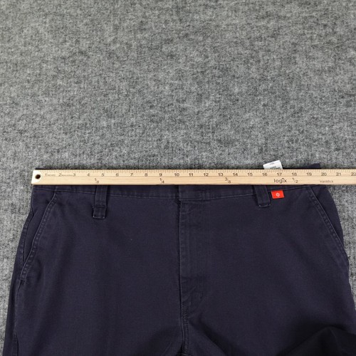 Bulwark FR Work Pants Mens 40x30 Blue Flame Resistant Straight CAT2 2112 Work - Picture 7 of 20