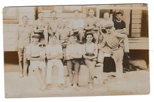 GOOD GB WW1 C1916 BRITISH FORCES AT MALTA RPPC WITH MESSAGE ON BACK OF POSTCARD